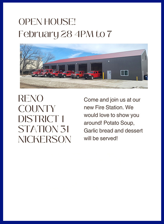 Reno County Fire District #1 Station #31 Celebrates with Open House & Uncoupling Ceremony - News Image